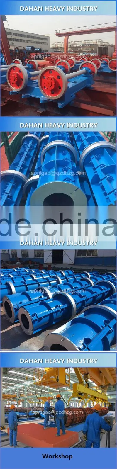 Lowest Price!!! price concrete block machine, electric concrete pole making machine