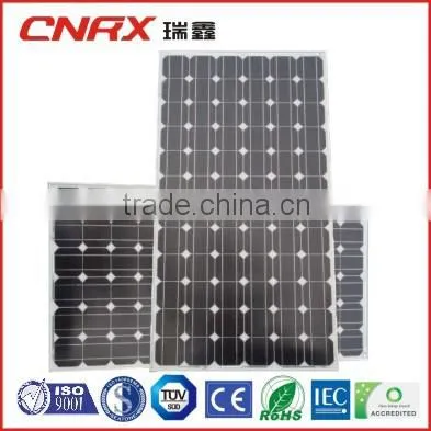 China Supplier YueQing Ruixin Group solar module Best price for MONO 72 cell 156*156 solar panel module with TUV CE IEC ROHS