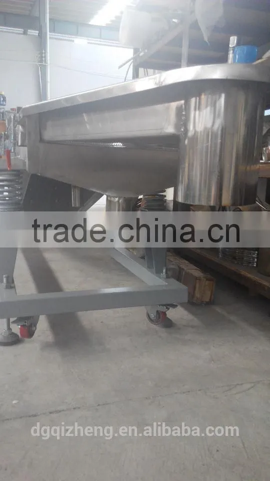 3M Stainless Steel Linear Vibrating Screen Machine for Plastic Industry or Chemical Industry or Food Industry