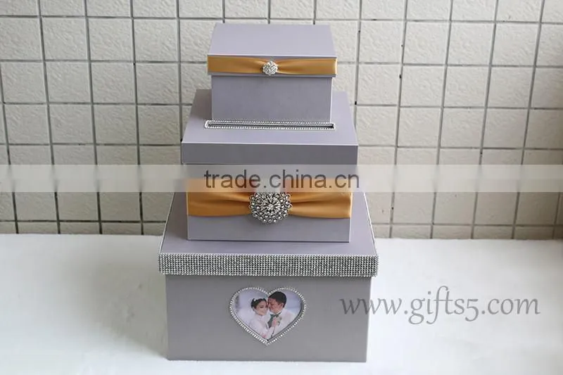 Personalised wedding card boxes with photo frame for best wedding gifts