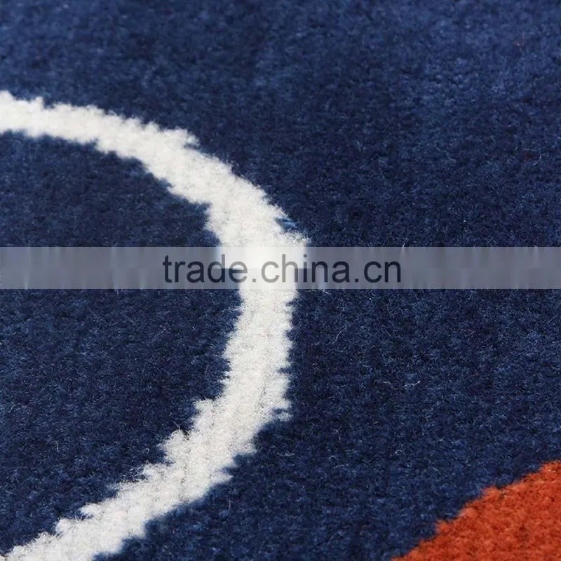DADA polyester non slip printed door floor mat non slip rug pad