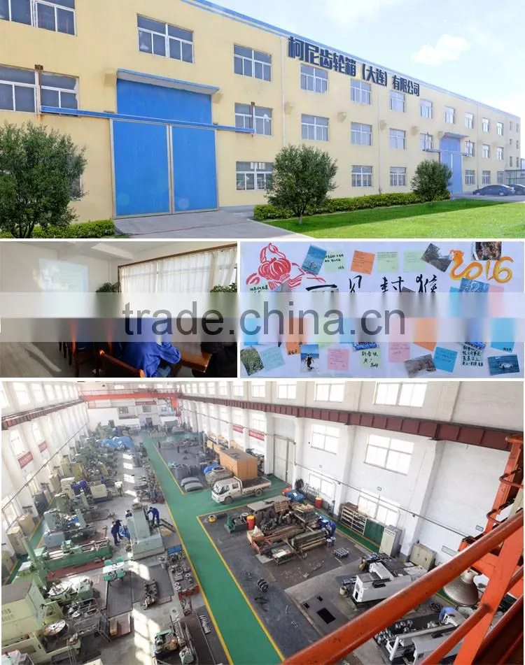 Three phase electric ac motor with gear box for helical gearbox
