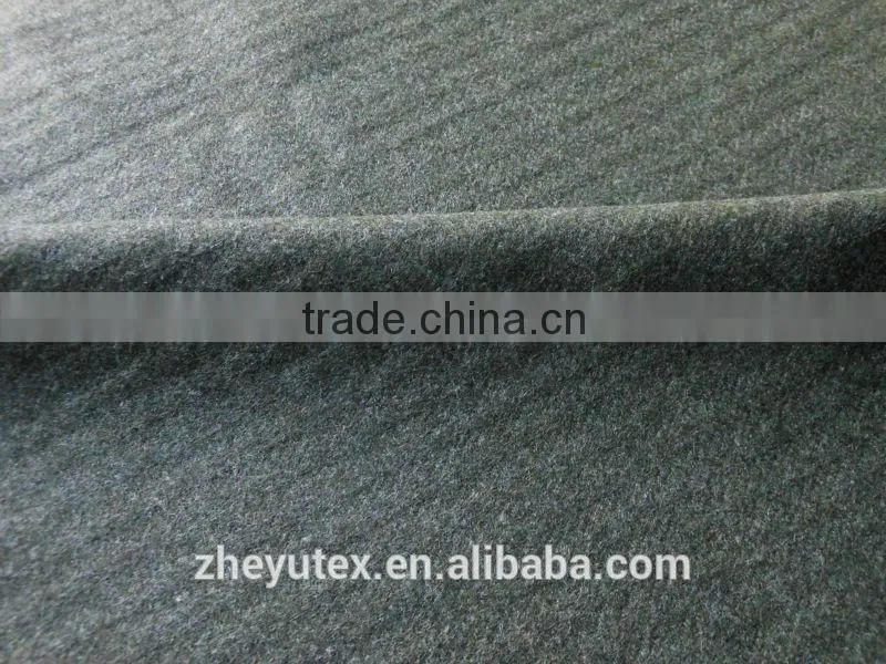 In stock flannel wool fabric with various colors