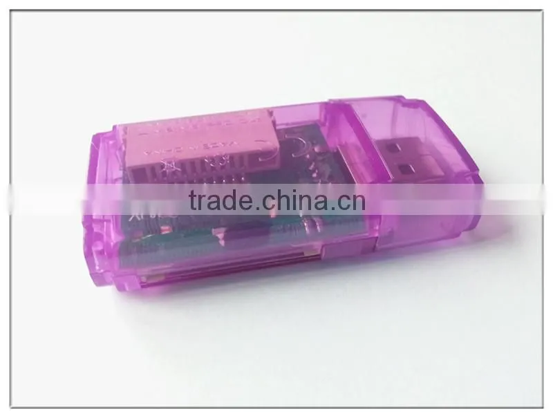 OEM USB 2.0 Multi Slot Memory Card Reader for SD/Mini SD/Microsd/minisd/TF/M2/MS(OS-CR128)