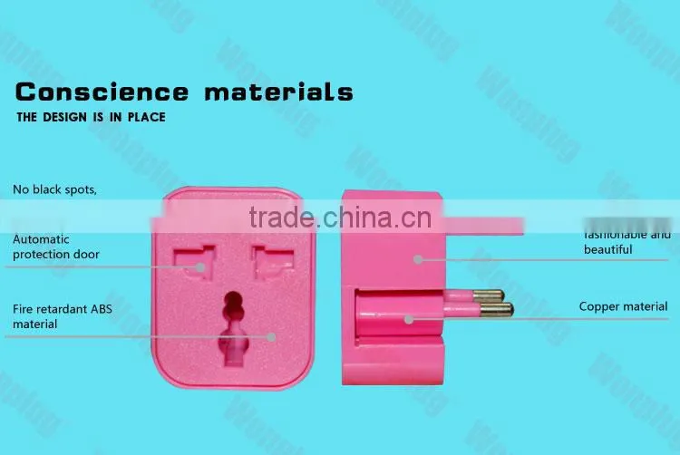 Hot selling plug universal travel usb adapter / world travel adaptor , multipurpose plug , travel adapter with USB