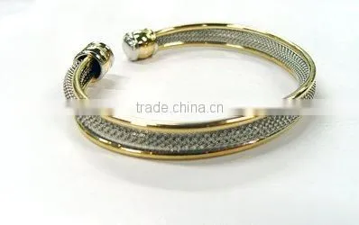 bridal bracelet/cubic zircon jewelry/alloy jewelry/brass