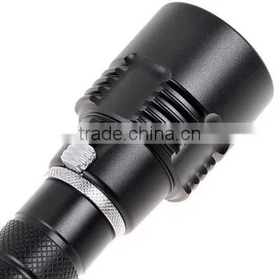led rechargeable aluminum flashlight