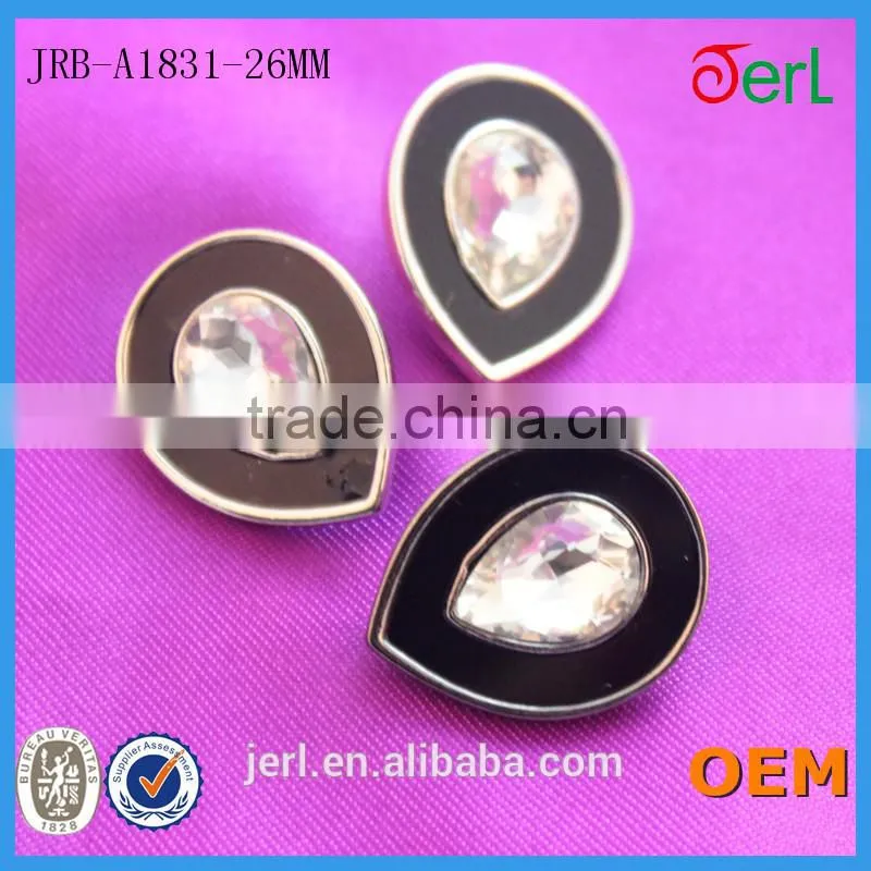 fashionable rhinestone button for wholesale apparel