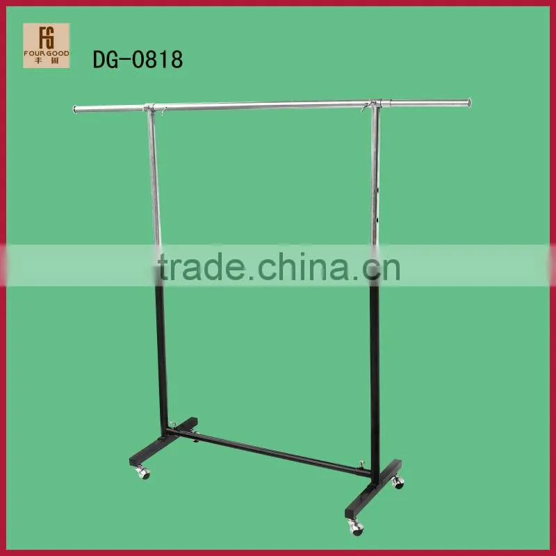 display garment hanging rails