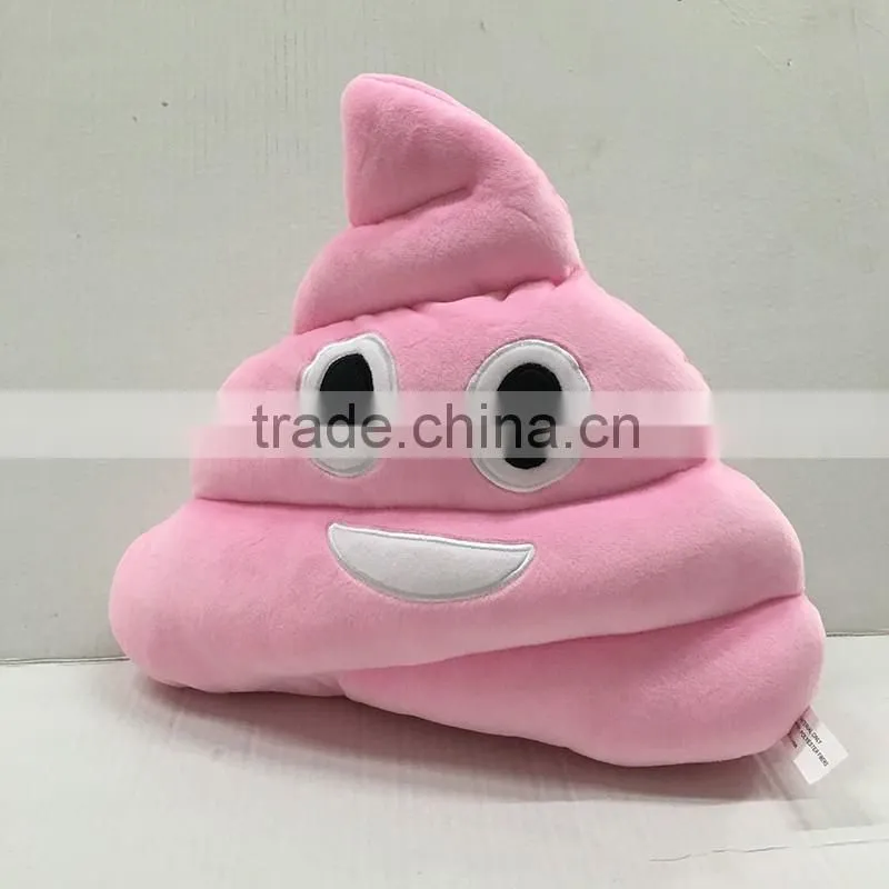Emojicon "Princess" Poop Plush Comfy Pillows 15 Inches