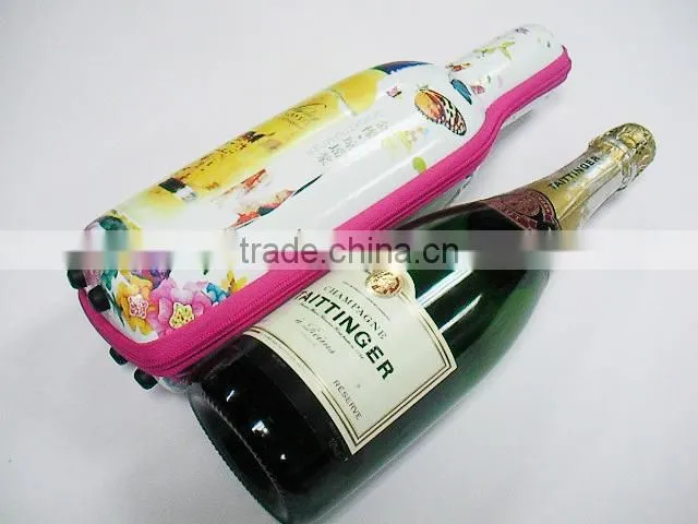 EVA PU protection effection hard eva bottle package bag for carrying