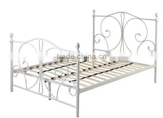 Soft Velvet Dove Bedstead