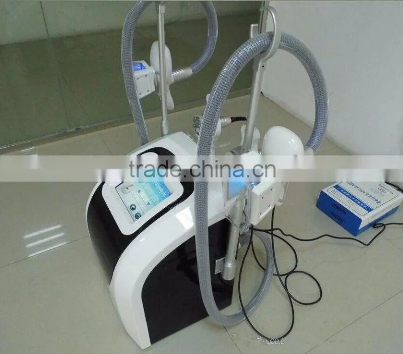 hot sale two handles vaccum cavitation system type cryolipolysis machine for body slimming