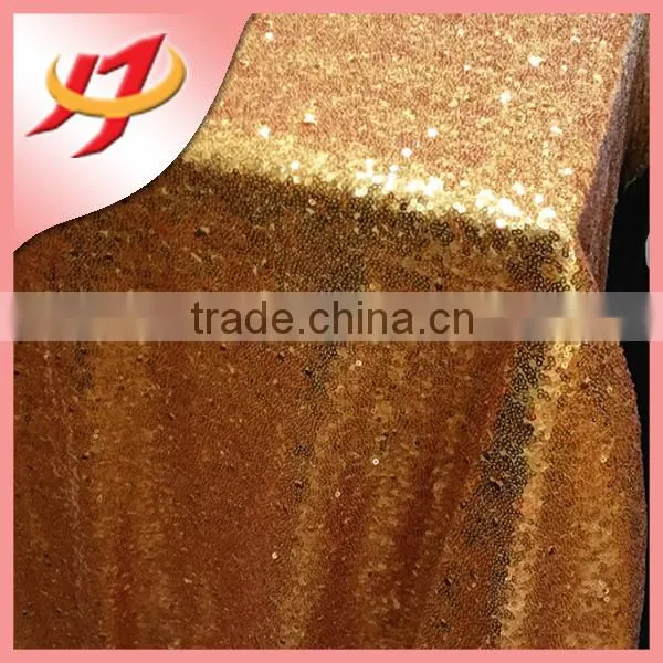 Embroidery fancy wholesale sequin vinyl tablecloths for wedding