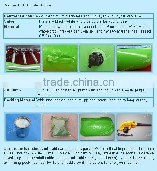 most exciting games inflatable water catapult blobs