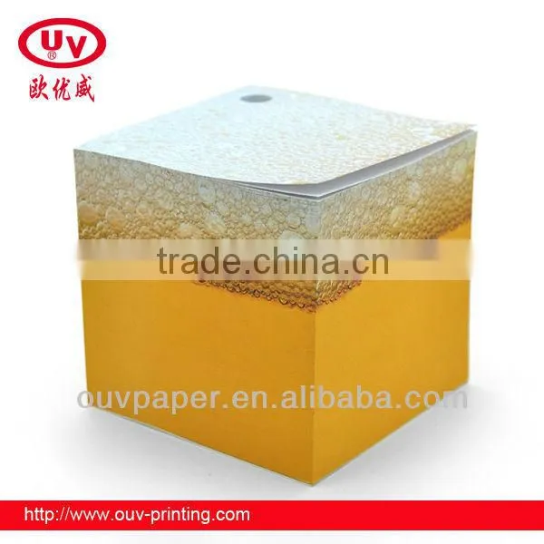 blank note cubes,paper block note cube memo cube