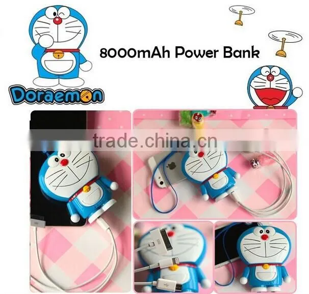 Alibaba express cartoon power bank 5000mah,external portable power bank for android media player