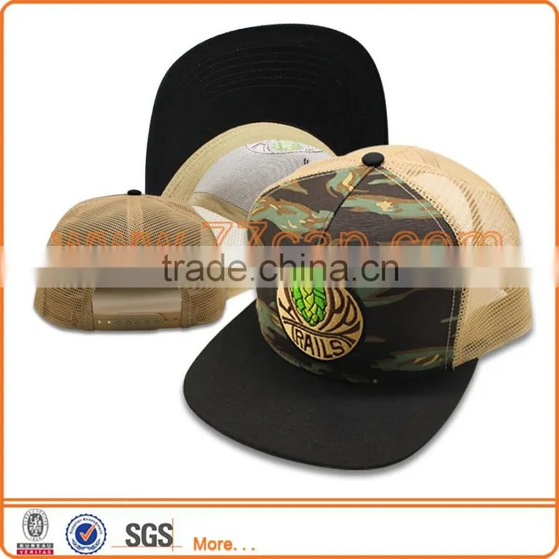 Factory Price Trucker Cap Unisex Gender Camo Mesh Hat China Supplier