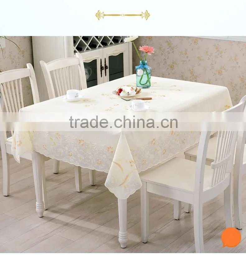 Transparent plastic table cloth PVC/PE/PEVA waterproof Table cloth