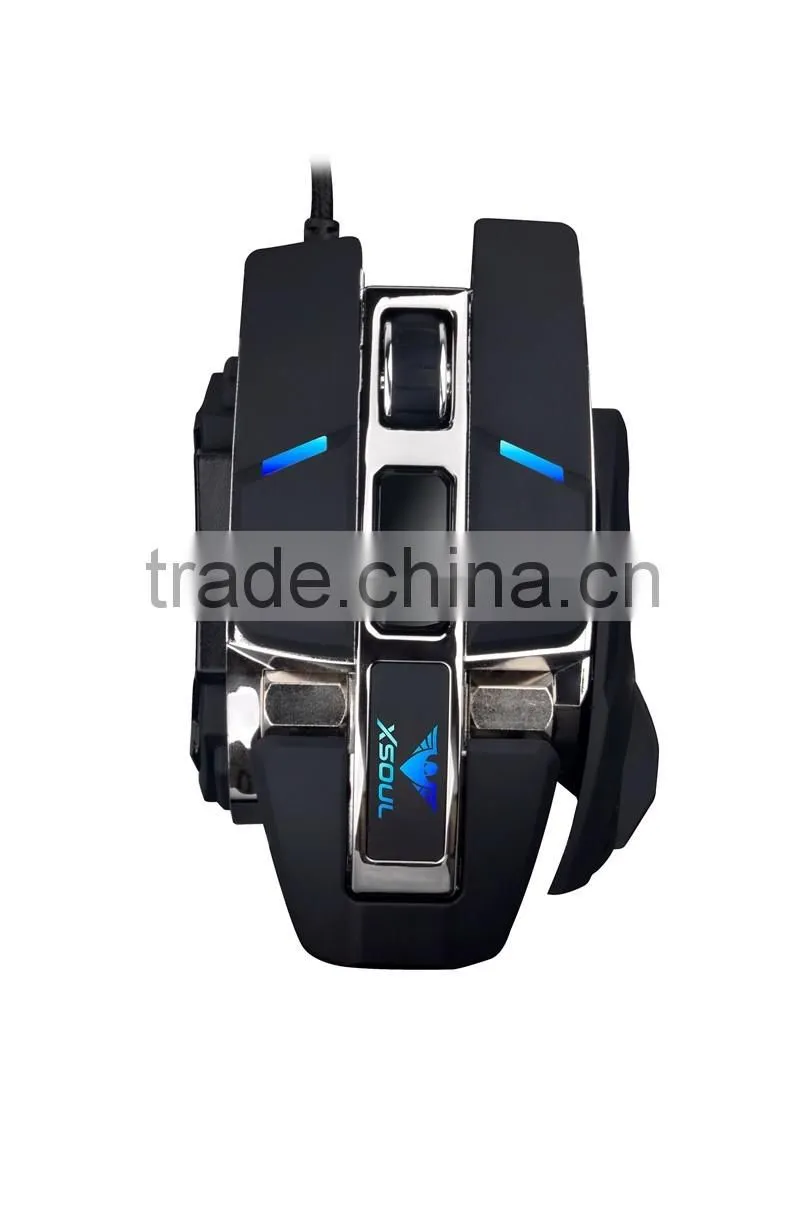 9 Buttons Detachable Wings and Prop Gaming mouse