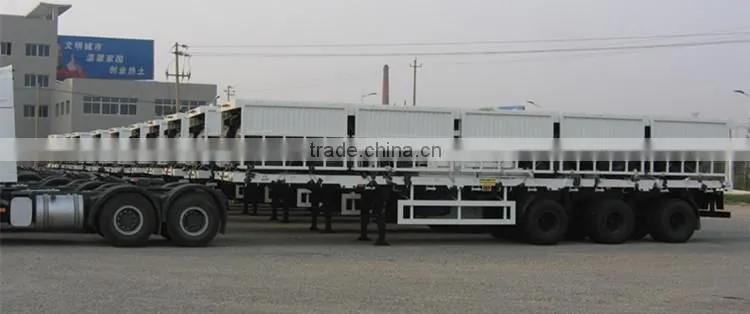 long wood transport log trailer, 3 axle log trailer