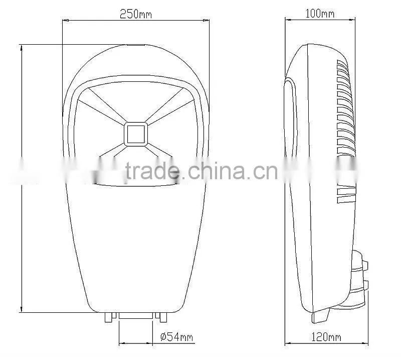 60W 50W TUV CE Rohs IEC Approved IP65 LED Street Light Manufacturer Noida