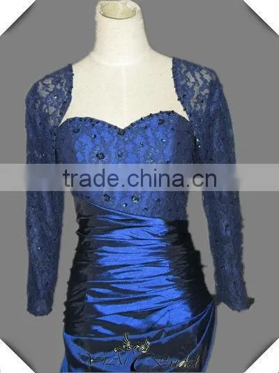 pp2527 Plus Size Custom Design Taffeta Mother Dress With Long Sleeve Jacket