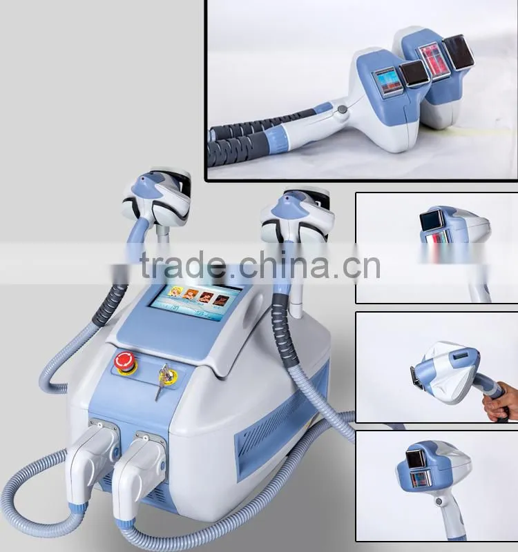 2014 hot sale high quality IPL shr Permanent laser hair removal and skin rejuvenation machine with TUV certificated ICE2