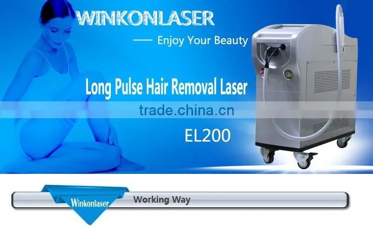 Multifunctional beauty machine! 1064nm long pulse laser for hair removal / skin rejunvenation