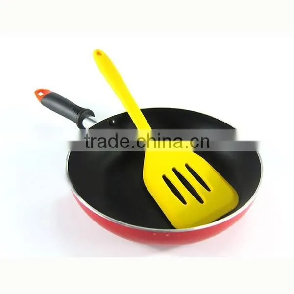 FDA wholesale colorful Silicone leakage shovel, plastic slotted spatula&spoon silicone spatula Silicone spetula for kitchenware