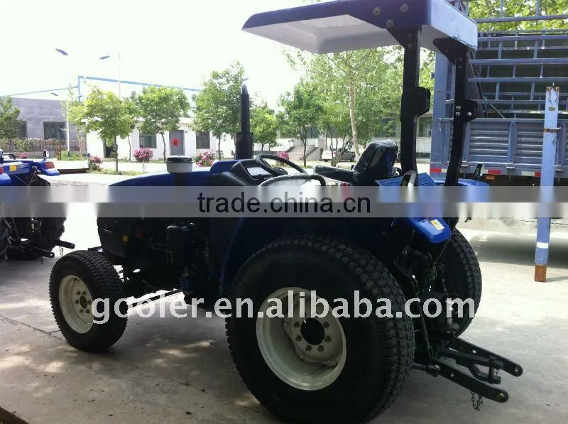 Middle LZ404 4WD 40HP hinomoto/ford tractor with Turf tyre, add 4in1 loader