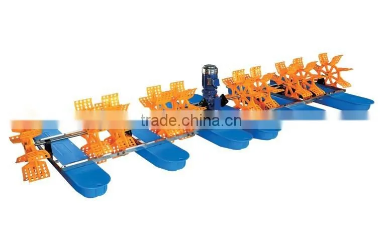 paddlewheel fish pond aerator/ waterwheel model oxygen increasing aerator