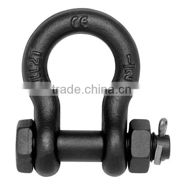 galvanized screw pin lifting shackle