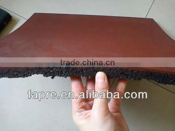 Commercial Rubber Safety Tiles