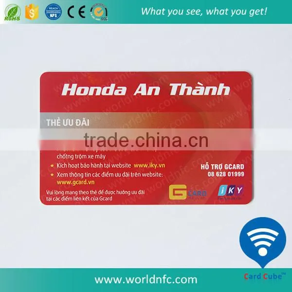 Cheap Printable CR80 EM4100 PVC RFID Card