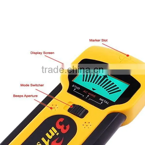 Portable Stud Scanner Joist Live Wire Metal Finder Detector Wall