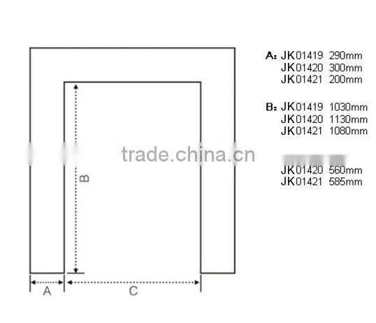 U type scissor electric lift table
