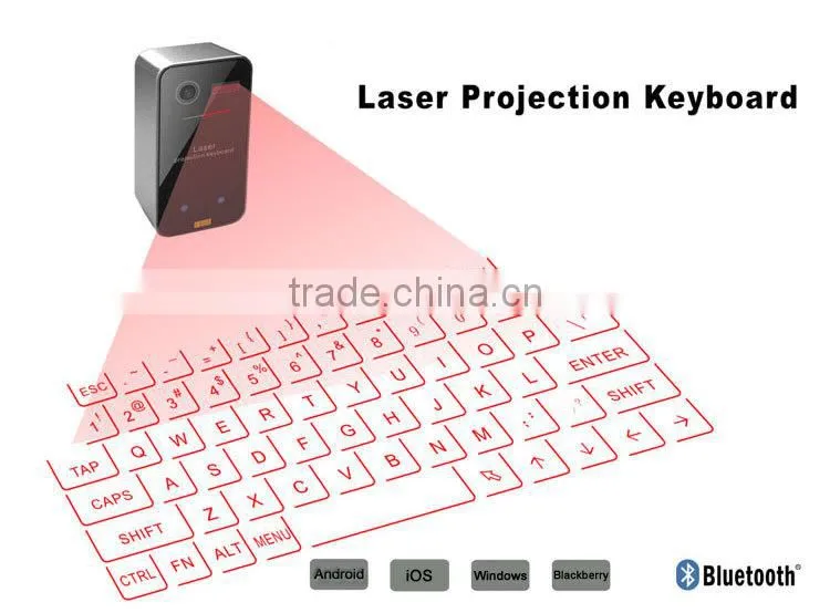2017 Trending Products Mini Wireless Laser Projection Keyboard for Iphone