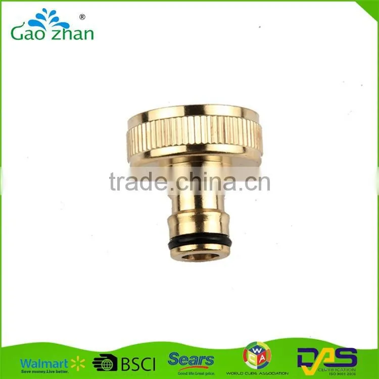 3/4"brass garden hose pipe female adaper r/brass pipe fitting quick connector