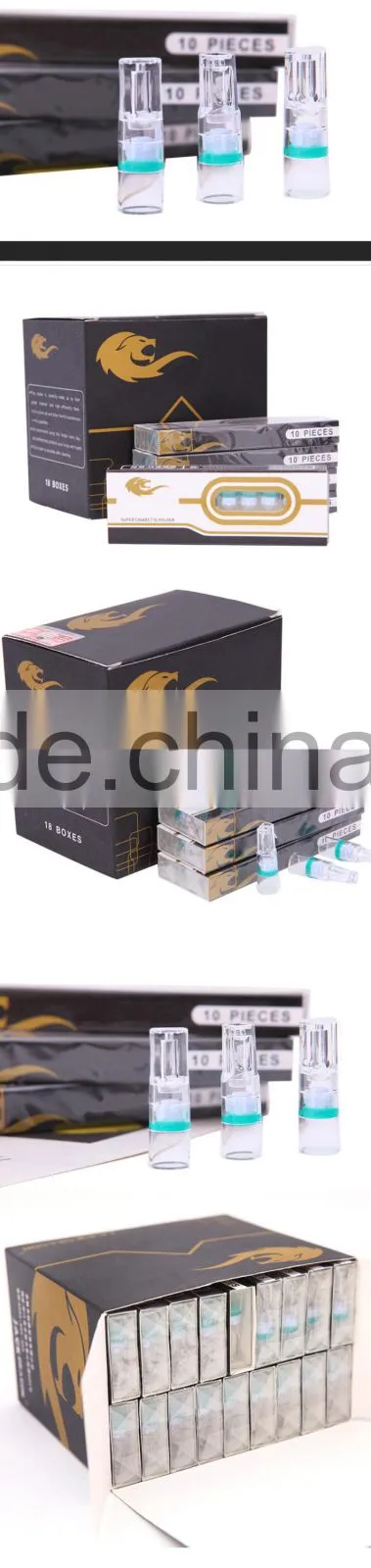 Disposable Plastic Mini Colored hookah Cigarette Filter Pipe--180 pieces