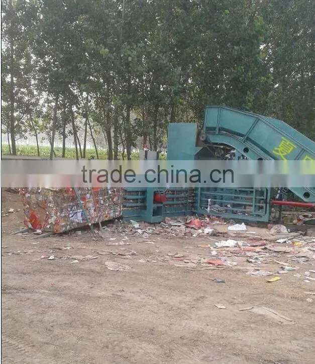 Automatic Horizontal hydraulic baler,cardboard baling press machine XS4-125T