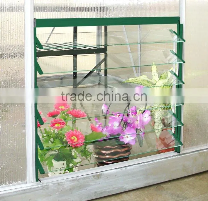 Aluminium automatic hydraulic window and door opener agricultural greenhouse used sale with wider opening distance