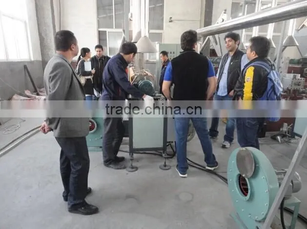 wood plastic granules machine line wpc granulating machinery
