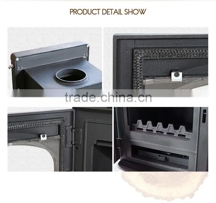 CE certificate can be provided cast iron fireplace with good quality