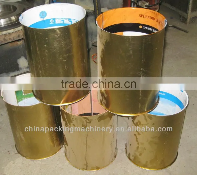 Semi-automatic paint can roll forming equipment