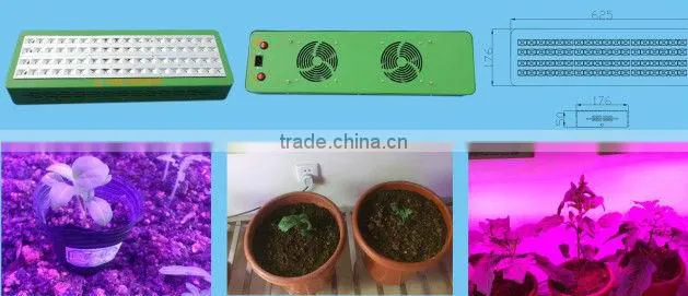 Module Design Timer 216W LED Grow Lamp/Dimmable Lighting Led