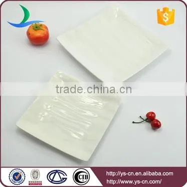 Wholesale restaurant cheap porcelain bulk white catering dinner plates