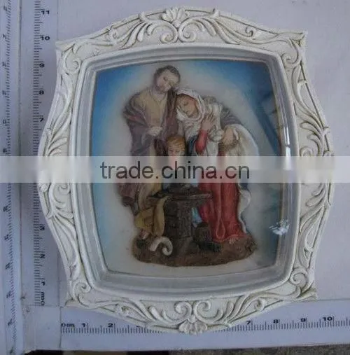 Wall decorative resin religious frames