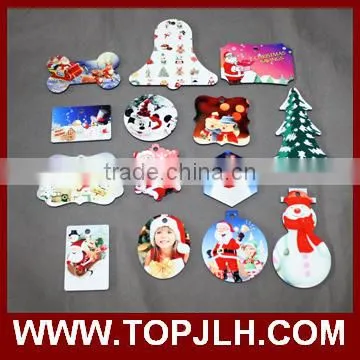 2017 Hot Sell Christmas tree mdf hanging oranments