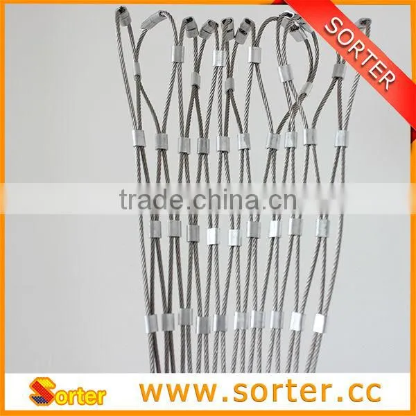safety stainless steel chain link garden or zoo fence